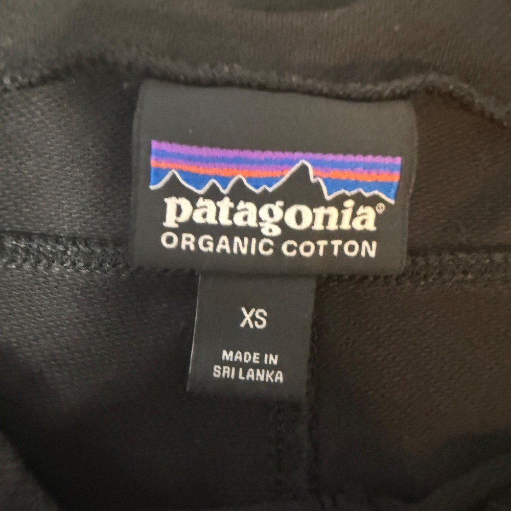 Patagonia Joggers Black Womens XS Organic Cotton Gorpcore Hiking Athleisure - Picture 3 of 10